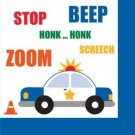 Traffic Jam Beverage Napkins - Birthday Party Supplies