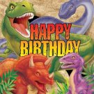 Dino Blast HAPPY BIRTHDAY Lunch Napkins - Birthday Party Supplies