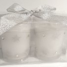 Silver Stars and Jewels Favor Votive Candle Set - Party Supplies