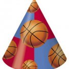 All Star Basketball Party Hats (8) - Birthday Party Supplies