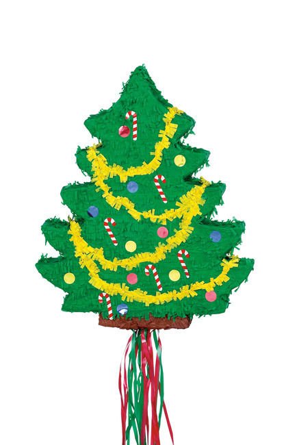 Christmas Tree Pull String Pinata