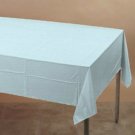 Light Blue Plastic Table Cover