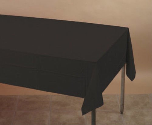 Black Plastic Table Cover