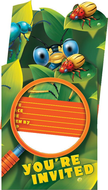 Bug Eyed Party Invitations (8)