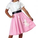 Child's Pink Poodle Skirt