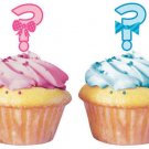 Bow or Bowtie Cupcake Toppers (12)