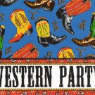Two Step Party Invitations (8) - Western Cowboy Party Supplies