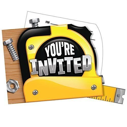 Handyman Party Invitations