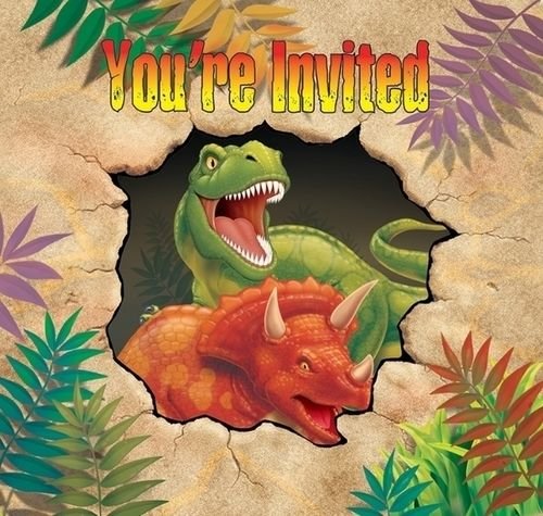 Dino Blast Party Invitations