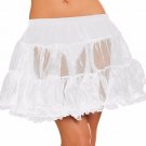 Elegant Moments Sheer Tulle Petticoat - WHITE