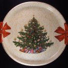 Old Fashion Christmas Tree Party Bow Tray