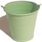 SAGE GREEN Mini Tin Pail Bucket Party Favor (12) - Party Supplies