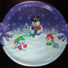 Snowman Party Bow Tray