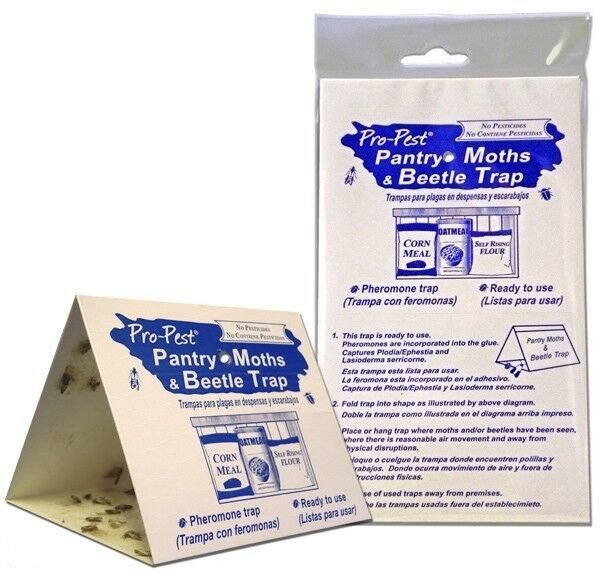 Indian Meal Moth Pantry Pest Traps 4 Pack Bird Seed Pet Food Moth Traps