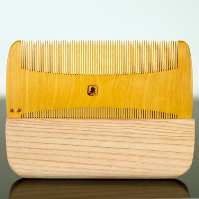 japanese wooden hair combs