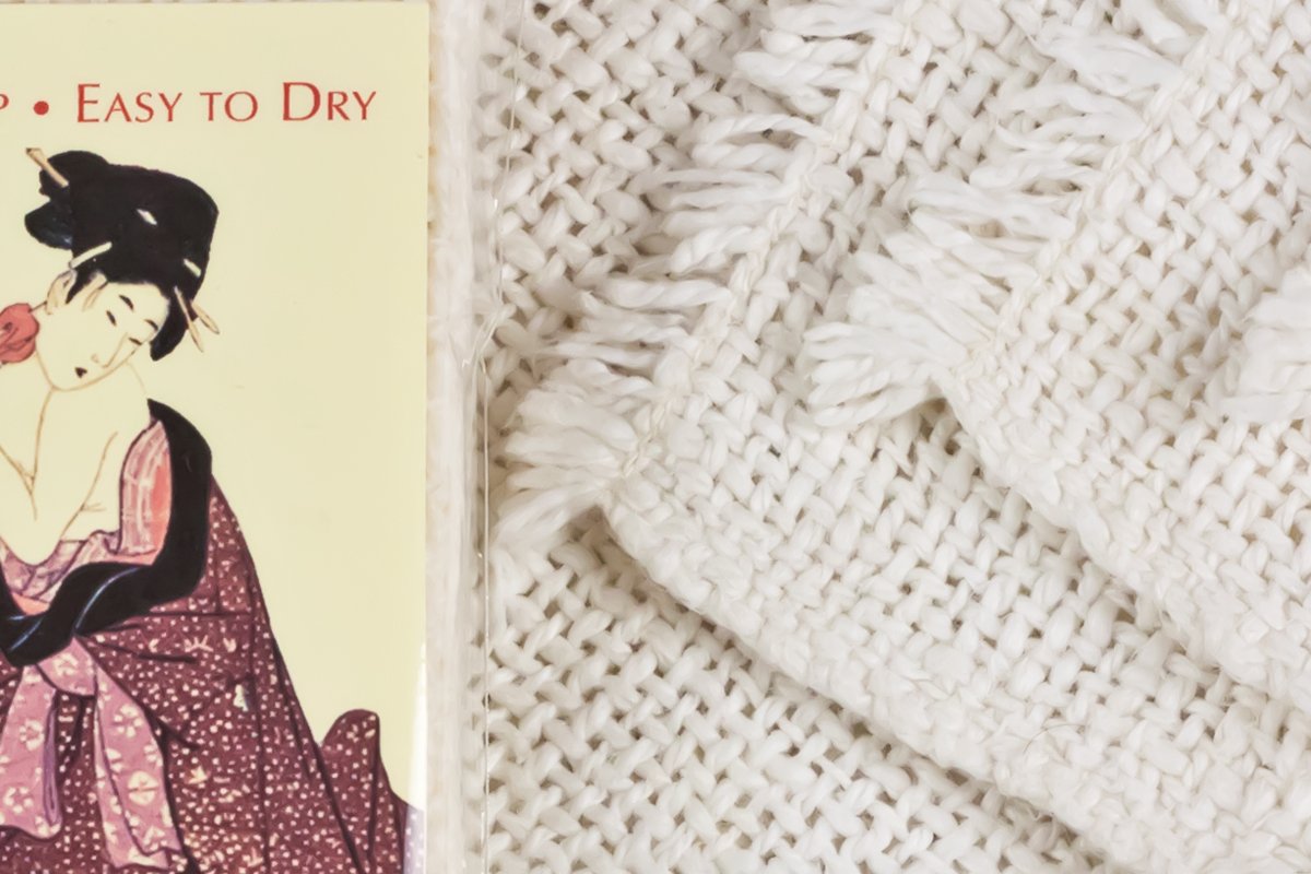 Traditional Japanese Natural Washcloth