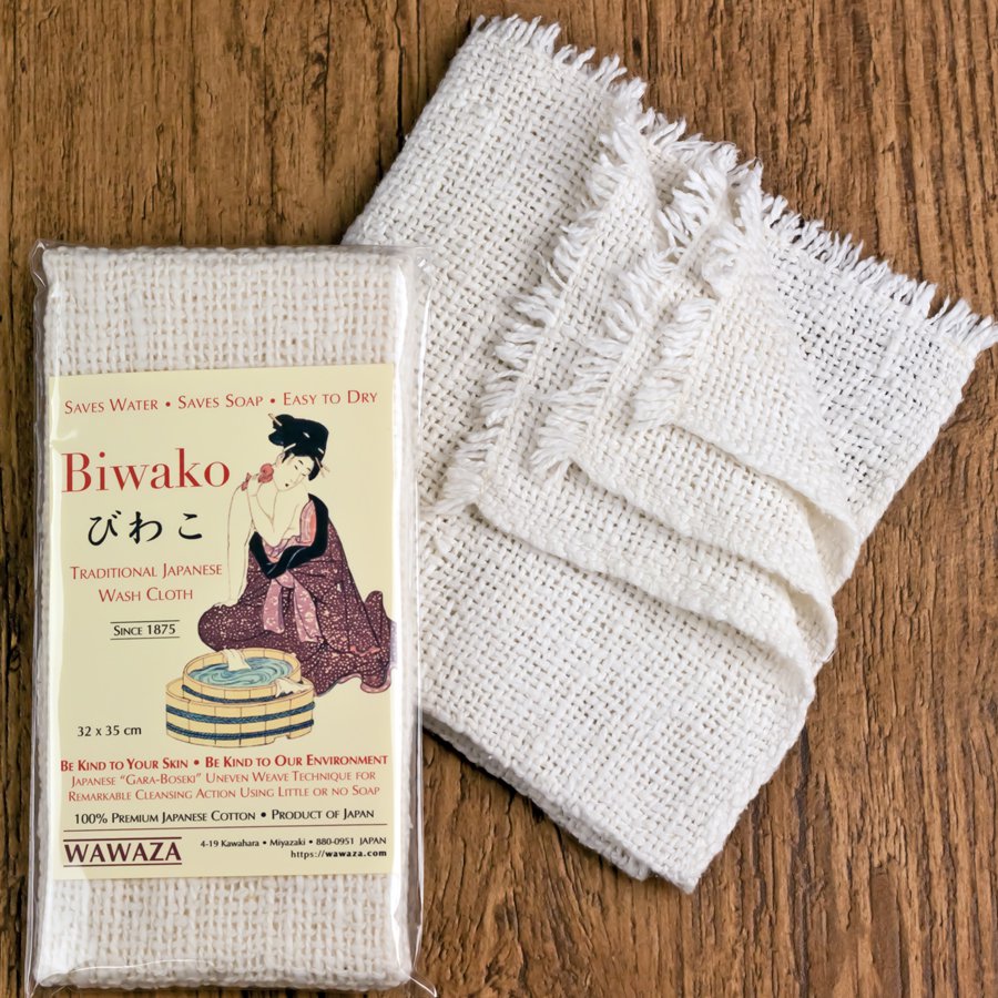 Traditional Japanese Natural Wash Cloth picture