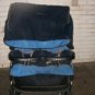 ZOOPER DUETTE SW DOUBLE DUAL TWIN SIDE by SIDE HIGH END FOLDING STROLLER EC