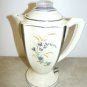 VINTAGE PORCELIER COFFEE PERCOLATOR SUGAR & CREAMER SET