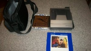 RARE Polaroid Instant Top End Spectra Camera + Film Case Quintic f10/125mm Lens