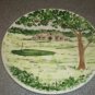 Wynstone The Nature of Golf Barrington IL Hand Painted Alice Jay Tate 16 Platter