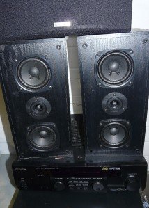 Complete Kenwood Audio Video System 200 CD 5 Speakers