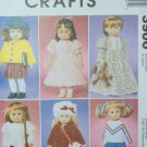 McCalls 3900~18" Doll Wardrobe