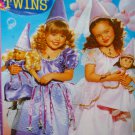 Butterick~5659~OOP~Now We Are Twins~Girls/18" Doll Costume