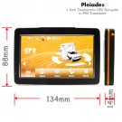 Pleiades 5 Inch Touchscreen GPS Navigator like Magellan, Garmin, TomTom