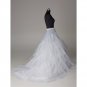 Silk satin wedding petticoat accessories white floor length(LP017)