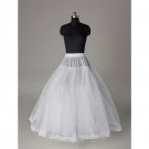 Fashion Wedding petticoat accessories white floor length(LP018)