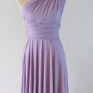 Full length Convertible Dress Multiway Dress lilac Purple Wrap dress