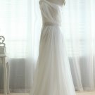 Custom Made Wedding Dresses One Shoulder A-line Bridal Gown