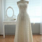 White Wedding Dress mismatch Bridal gown  junior bridesmaid dress