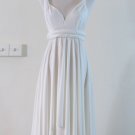 Custom Convertible Dress in White Wedding Bride Infinity Dress Multiway Dress