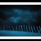 A4 Framed Landscape Print - Sand Fence