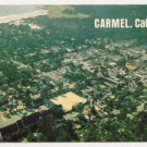 Aerial view of Carmel California Postcard