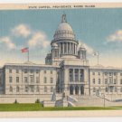 State Capitol-Providence Rhode Island Postcard