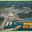Aerial view of Port St Joe Florida
