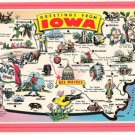 Greetings from Iowa State Map