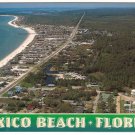 Aerial view of Mexico Beach Florida Postcard