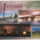 4 Views of Arizona Postcard