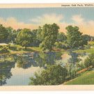 Lagoon-Oak Park-Wichita Kansas Postcard