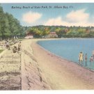 Bathing Beach at State Park-St Albans Bay Vermont