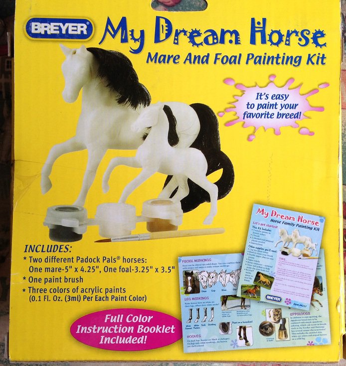 BREYER My Dream Horse Mare And Foal Painting Kit 4158