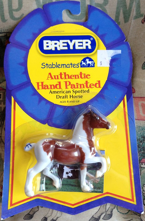 BREYER Stablemates American Spotted Draft Horse #5907