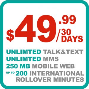 Redpocket USA 49.99 Plan