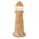 14626 - NEW> Sandcastle Lighthouse Candle Lamp