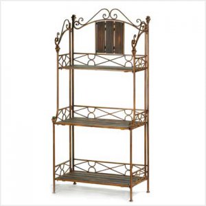 12516 ~ Rustic Baker`s Rack Shelf