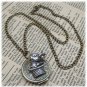 Steampunk Bunny In a Hat Locket Necklace Vintage Style Original Design